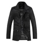 Plus size men's trench coat