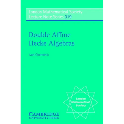 Double Affine Hecke Algebras - Paperback