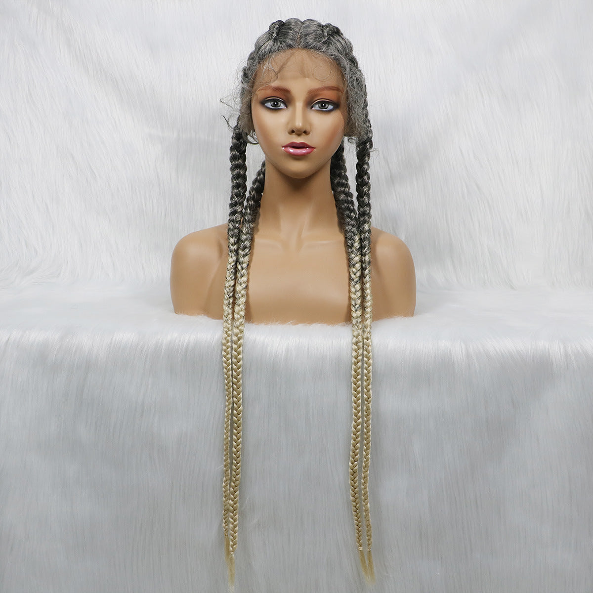 4 Strand Lace Braids Wig