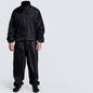 Men's Black Sweating Plus Size Exercise Suit