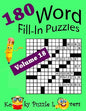 Word Fill-In Puzzles, Volume 18, 180 Puzzles - Paperback