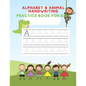 Alphabet And Animal Writing Practice Book: ABC Letter Tracing for kids aged 3-5 - Paperback