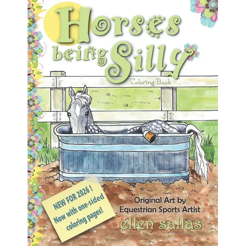 Horses Being Silly Coloring Book - Paperback