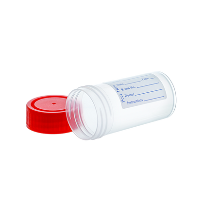 Dynarex Sputum Container - 50ea/bag, 8bags/cs (400 Count)