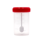 Dynarex Stool Specimen Container with Spoon, 60mL (400 Count)