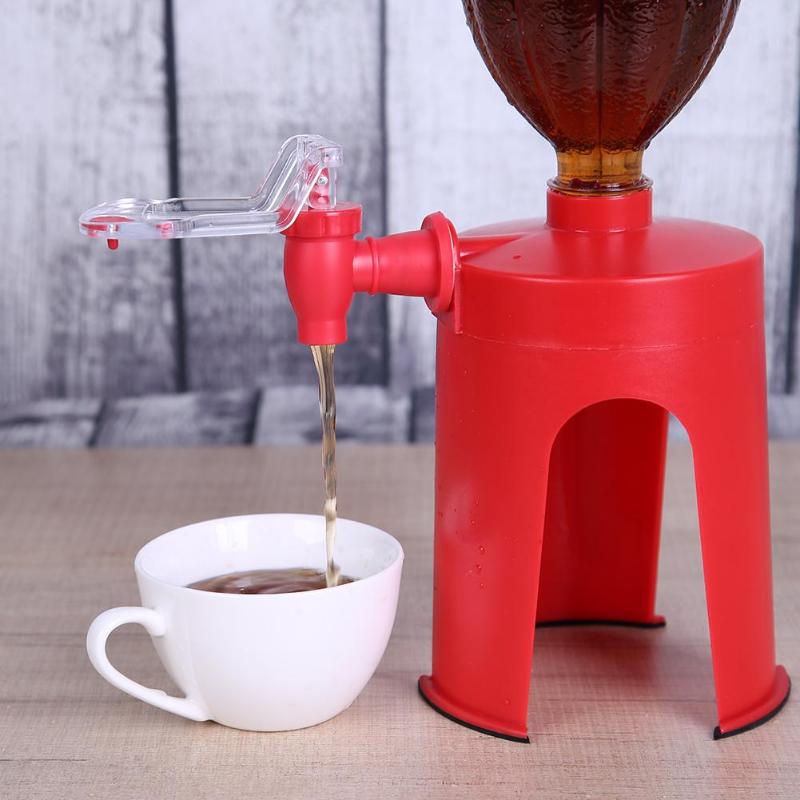 Beverage dispenser bottle gadget