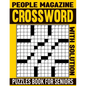 People Magazine Crossword Puzzles Book For Seniors with Solution: Stay Entertained and Stimulate Your Brain with a Variety of Puzzles - Paperback