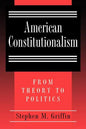 American Constitutionalism: From Theory to Politics - Paperback