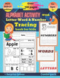 Alphabet activity with letter-word and number tracing book for kids: Full brain exercise for kindergarten, preschoolers(alphabet activity book, letter - Paperback