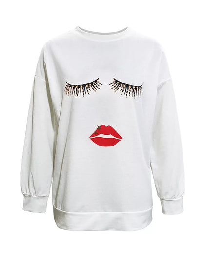 Graphic Round Neck Dropped Shoulder T-Shirt