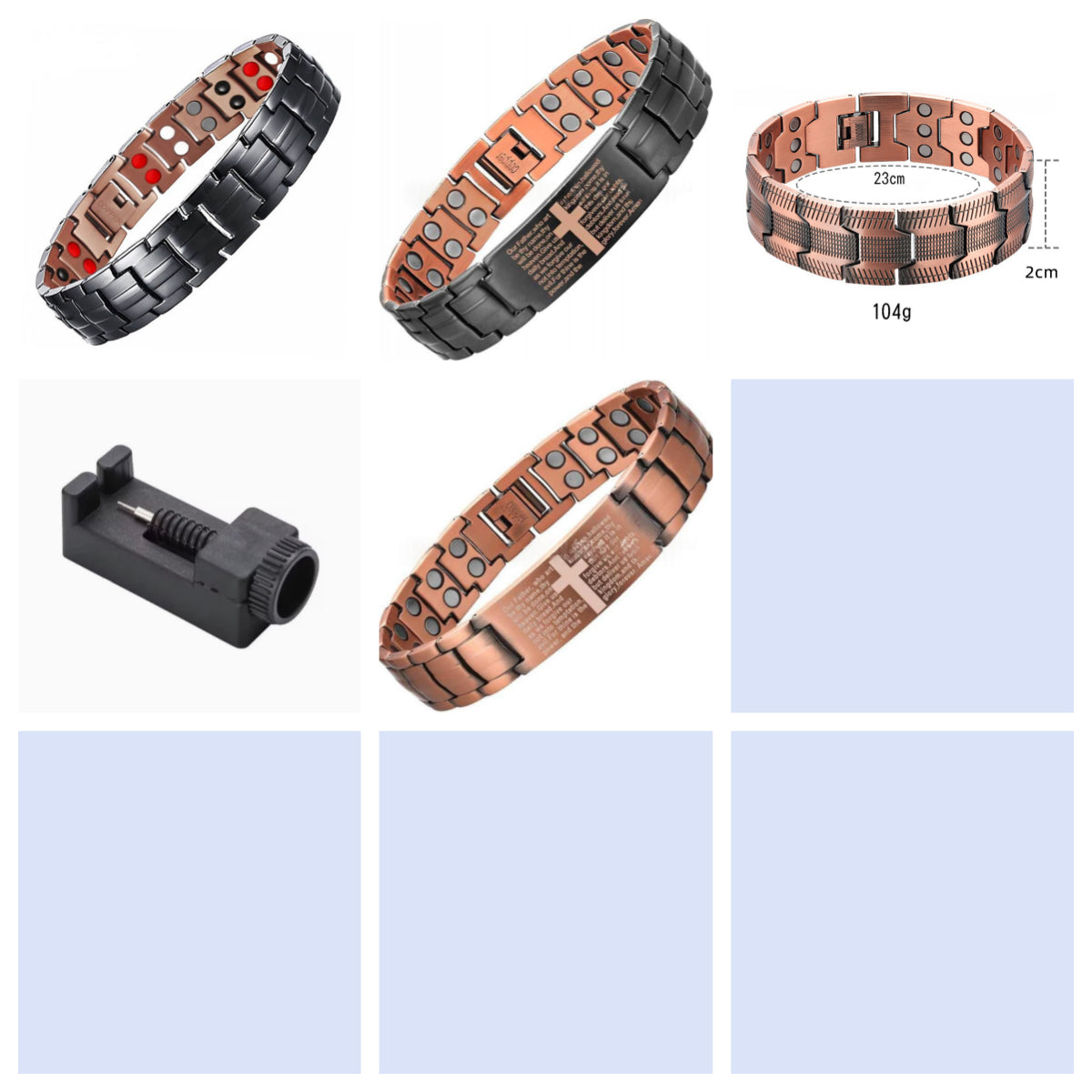 Curved-leaf Turtle-shell Negative-ion Energy Bracelet