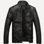 Casual non-iron processing leather clothing