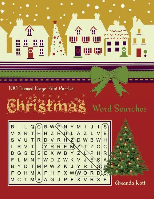 Christmas Word Searches: 100 Large Print Puzzles - Paperback