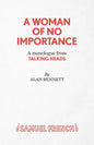 A Woman of No Importance - A monolgue from Talking Heads - Paperback