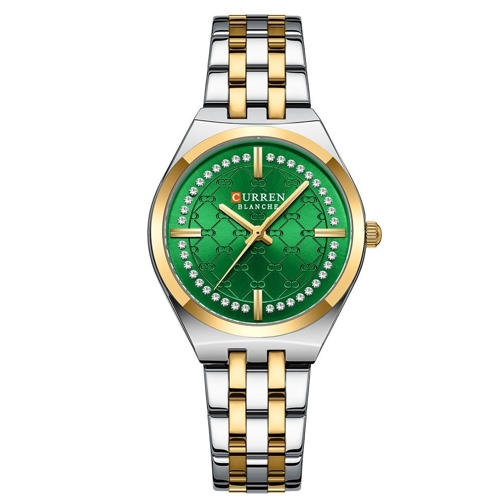 Women's Roman Numeral Quartz Wristwatch Waterproof