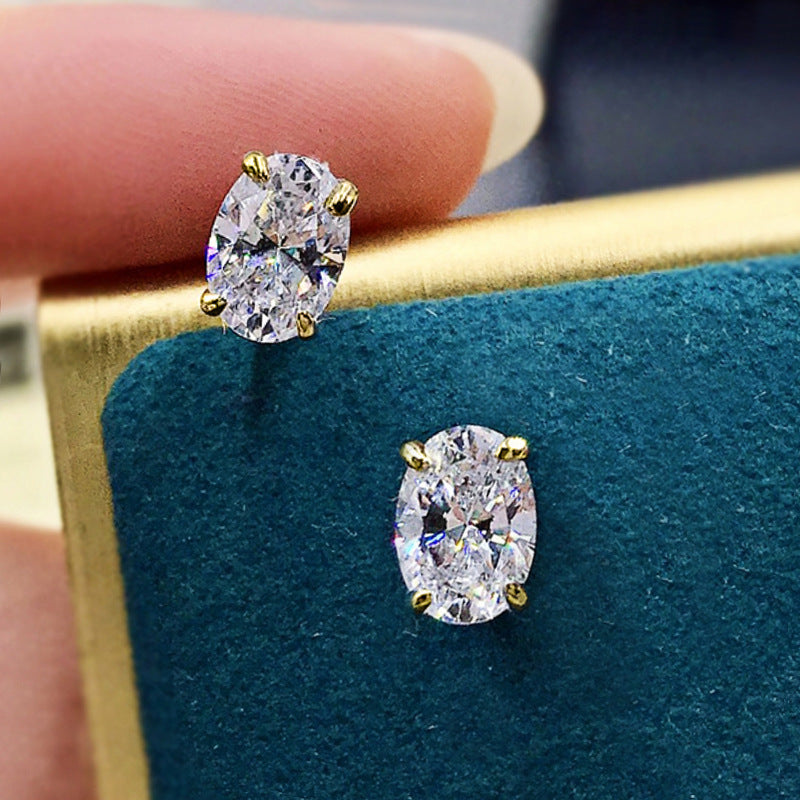 Fashionable Business-Style All-Match Earrings For Office Ladies