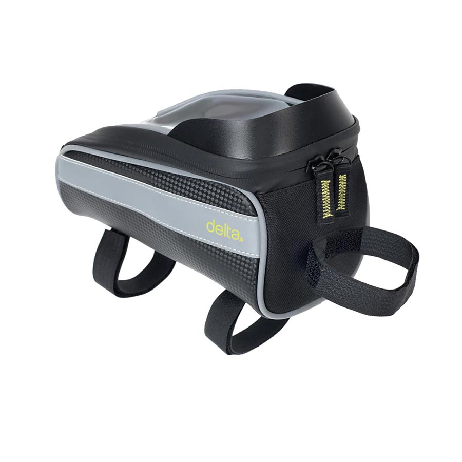 Delta Top Tube Phone Bag 4.2L Black/Silver Main image