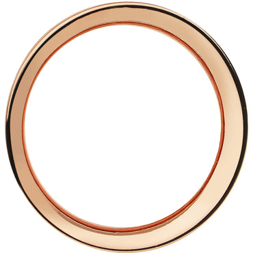 9/16 Double Flare Rose Gold Plated Hollow Tunnel Plug