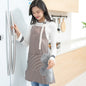 Women Aprons Waterproof Adjustable Neck Strap Absorbent Cooking Gardening BBQ Baking Sleeveless Kitchen Apron with Pocket
