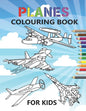 Planes Colouring Book: 35 aeroplanes colouring pages for kids of Aircrafts, Fighter Jets, Stealth Bombers, biplanes and More - Paperback