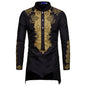 Men's African Hip Hop Pullover - Casual Long Robe for Fashionable Style