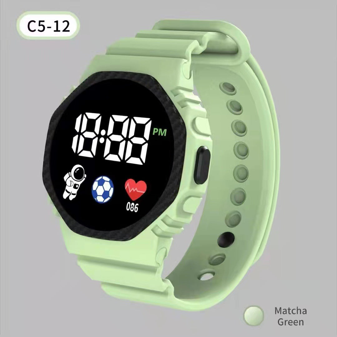 Square Electronic Watch Student Watch