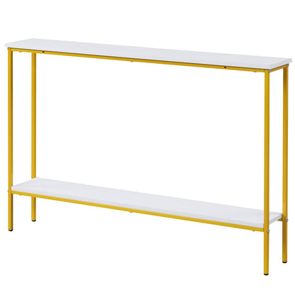 44 Inch Console Table with Shelf with Dual Anti-Tipping Kits