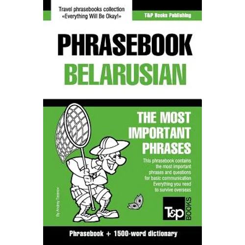 English-Belarusian phrasebook and 1500-word dictionary - Paperback