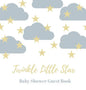 Baby shower guest book (Hardcover): comments book, baby shower party decor, baby naming day guest book, advice for parents sign in book, baby shower p - Hardcover