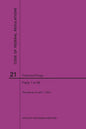 Code of Federal Regulations Title 21, Food and Drugs, Parts 1-99, 2020 - Paperback