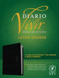 Biblia de Estudio del Diario Vivir Ntv, Letra Grande (Sentipiel, Negro/Ónice, Letra Roja) - Imitation Leather