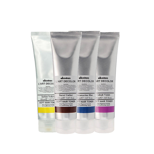 Davines L'Art Decolor Toner 150 ml - Professional Hair Toner for Color Correction & Post-Bleach Treatment