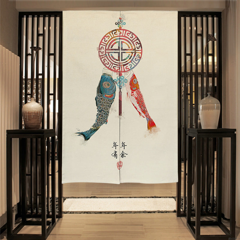 Chinese-Style Cloth Room Divider Panels