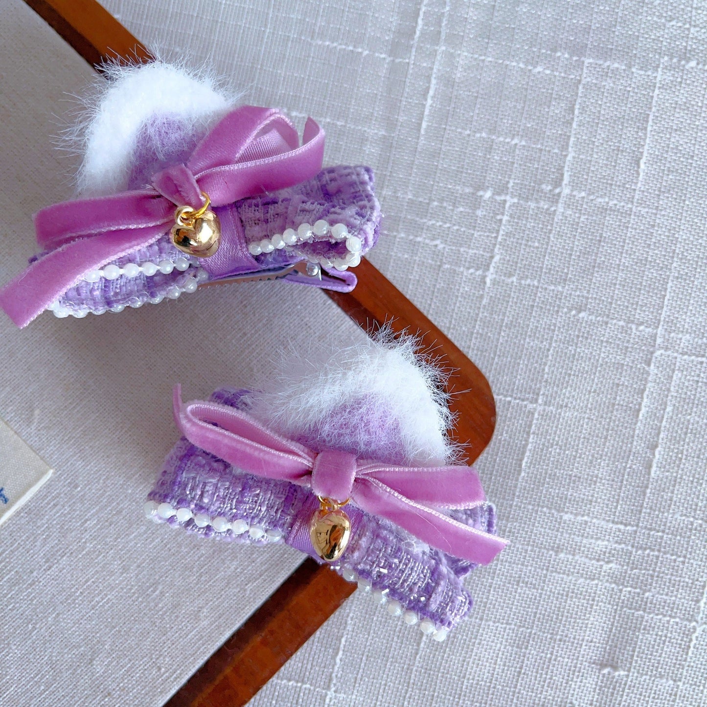 Cute Cat-ear Bow Hair Clip