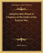 Adoptive Rite Ritual of Chapters of the Order of the Eastern Star - Paperback