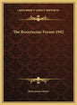 The Rosicrucian Forum 1942 - Hardcover
