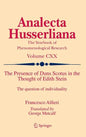 The Presence of Duns Scotus in the Thought of Edith Stein: The Question of Individuality - Hardcover