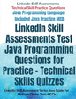 LinkedIn Skill Assessments Test Java Programming Questions for Practice - Technical Skills Quizzes: LinkedIn Skill Assessment Series: Java Guide For M - Paperback
