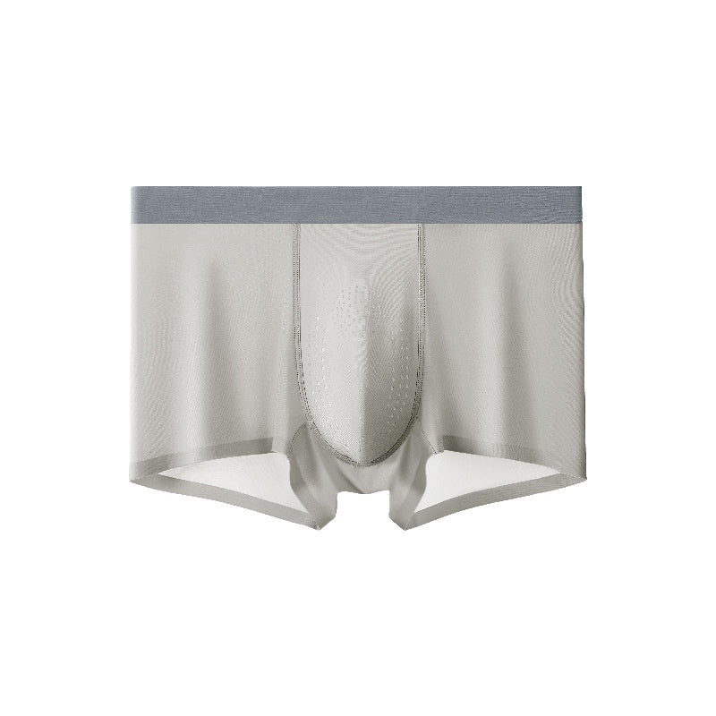 Mugwort-scented Cool-feel Seamless Mens Underwear With Perforated Breathability