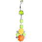 Green Yellow Orange Gem Neon Cluster Dangle Belly Ring