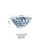 High Temperature Underglaze Ceramic Bamboo Hat Style Soup Bowl