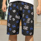 Summer Beach Pants Men's Loose Casual Fifth Pants Ice Silk High Elasticity Quick-drying