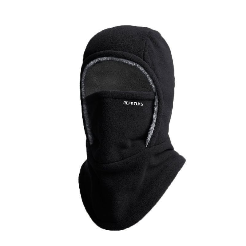 Hat Men's Winter Cycling Warm Artifact Windproof