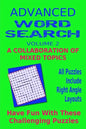 Advanced Word Search Adult Series Volume 2: Collaboration Mixed Topics: Puzzles with right angle word patterns - Paperback