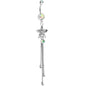 Aurora Gem Delightful Flowers Dangle Belly Ring