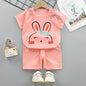 Short sleeved shorts suit
