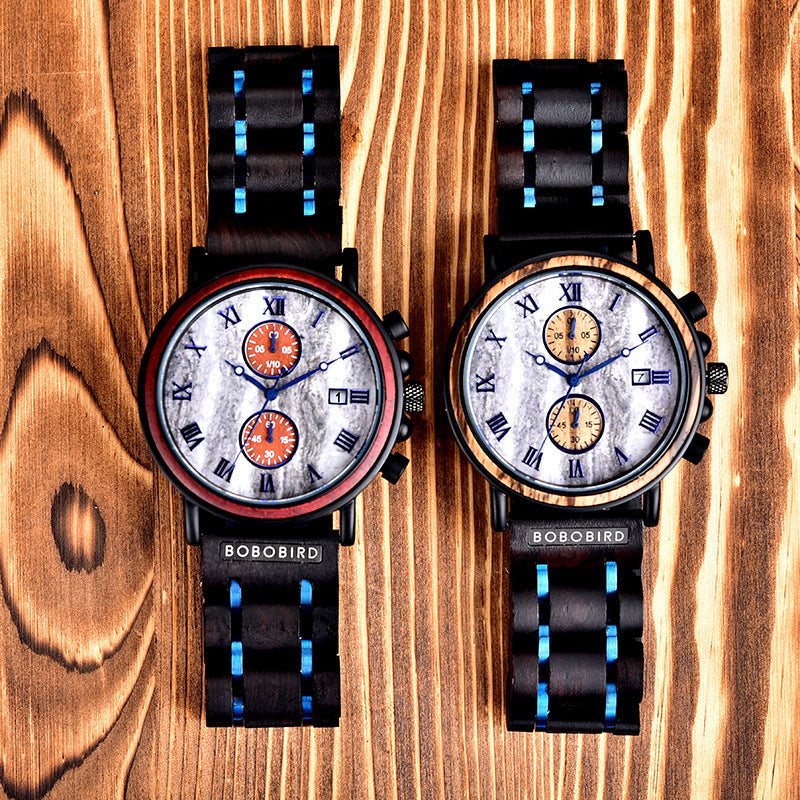Unisex Wooden Quartz Decoration Watch