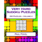Very Hard Sudoku Puzzles: Volume 4: Very Hard Sudoku Puzzles For Advanced Players - Paperback