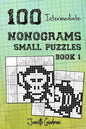 100 Intermediate Nonograms - Small Puzzles - Book 1 - Paperback