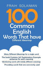 100 Common English Words That Have Different Meanings: many different meanings for a single word, providing words that are commonly used, the book con - Paperback